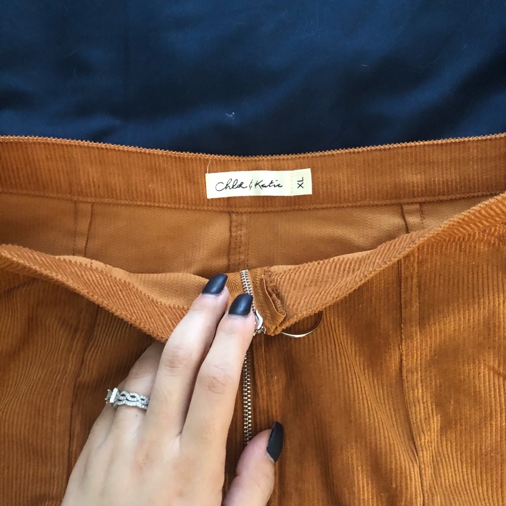 Corduroy skirt